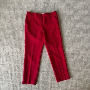 Talbots Red Ankle Pants